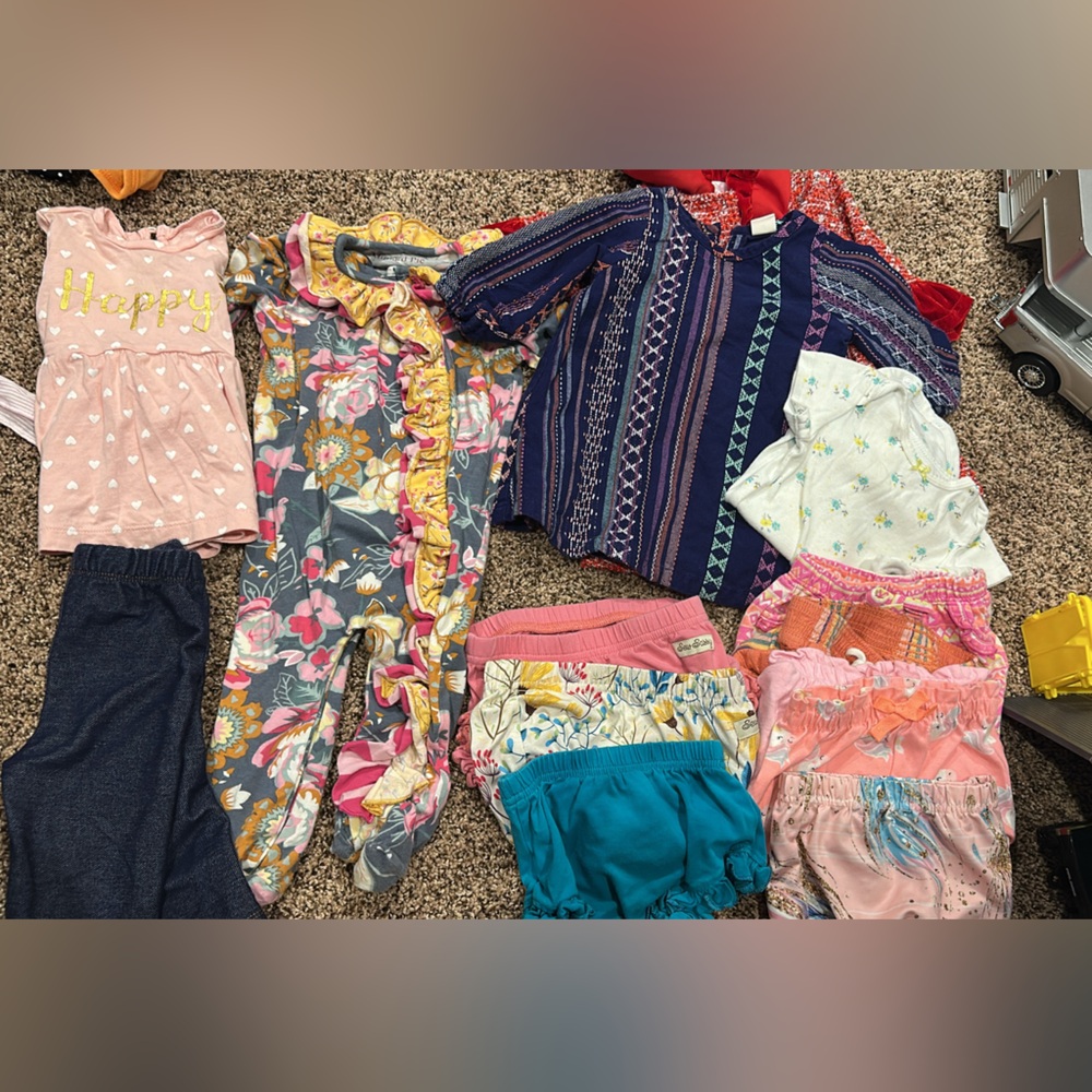 Floral Kids Casual Bottoms